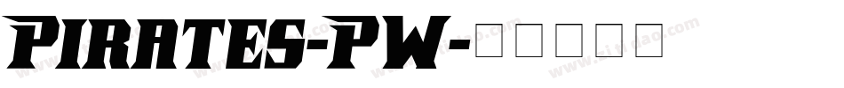 Pirates-PW字体转换