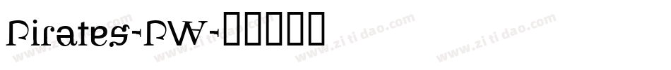 Pirates-PW字体转换