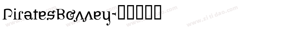 PiratesBonney字体转换