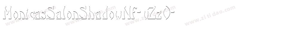 MonicasSalonShadowNf-vZzO字体转换