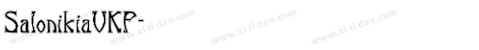 SalonikiaVKF字体转换