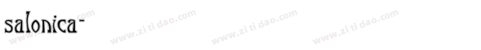 salonica字体转换
