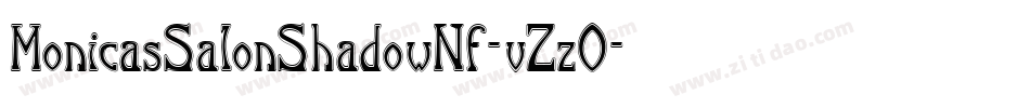 MonicasSalonShadowNf-vZzO字体转换