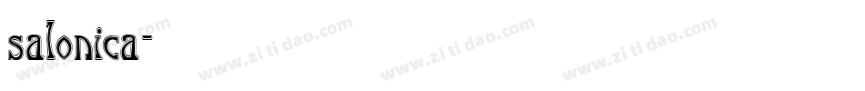 salonica字体转换