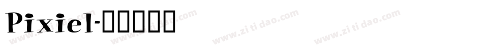 Pixiel字体转换