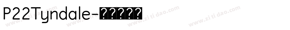 P22Tyndale字体转换