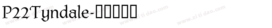P22Tyndale字体转换