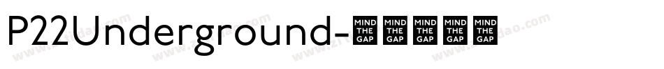 P22Underground字体转换 P22Underground字体转换