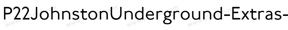 P22JohnstonUnderground-Extras字体转换
