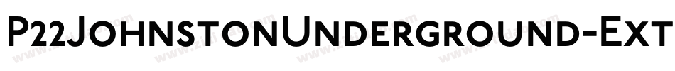 P22JohnstonUnderground-Extras字体转换