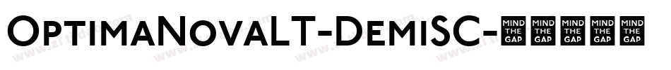 OptimaNovaLT-DemiSC字体转换