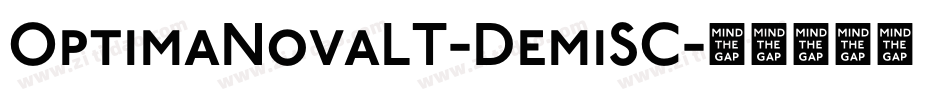 OptimaNovaLT-DemiSC字体转换