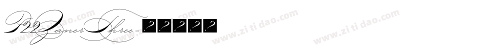 P22ZanerThree字体转换