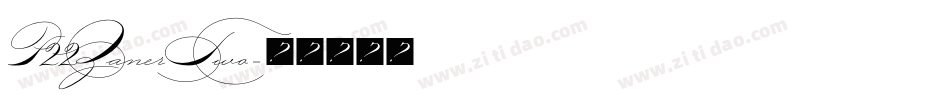 P22ZanerTwo字体转换