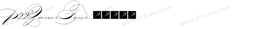P22ZanerFour字体转换