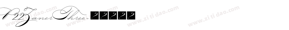 P22ZanerThree字体转换