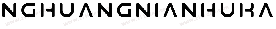 NGhuangnianhukaishu字体转换