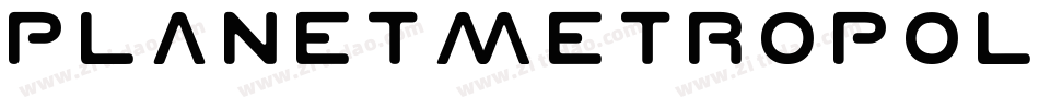 PlanetMetropolis-DOOBD字体转换