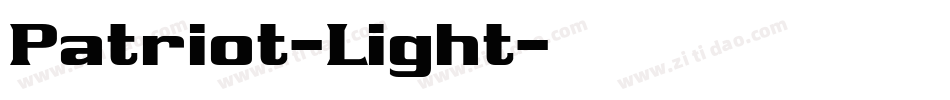 Patriot-Light字体转换