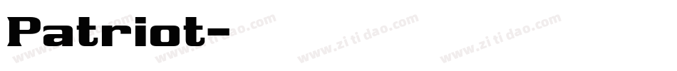 Patriot字体转换