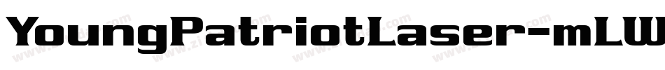 YoungPatriotLaser-mLWp2字体转换