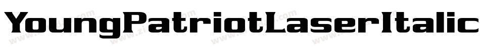 YoungPatriotLaserItalic-d9A0x字体转换