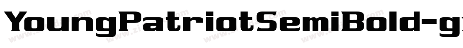 YoungPatriotSemiBold-gxj0p字体转换