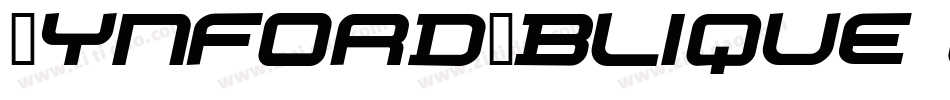 WynfordObliqueSolid-eZ27x字体转换