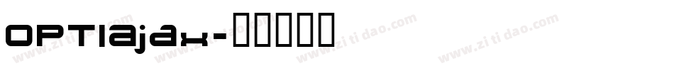OPTIAjax字体转换