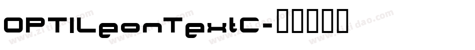 OPTILeonTextC字体转换