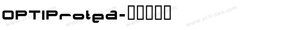 OPTIProtea字体转换