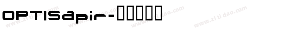 OPTISapir字体转换