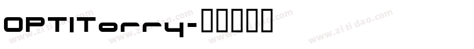 OPTITorry字体转换