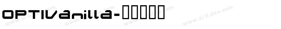OPTIVanilla字体转换