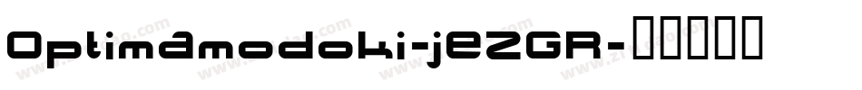 Optimamodoki-jEZGR字体转换