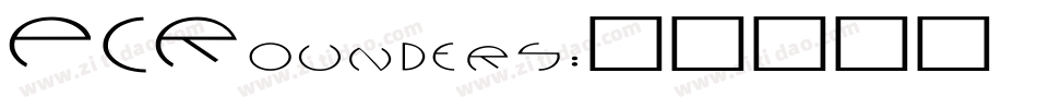PCRounders字体转换