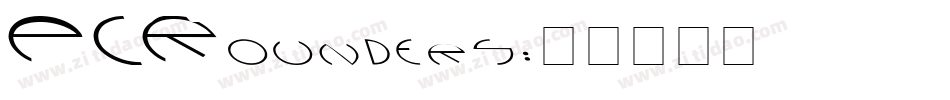 PCRounders字体转换