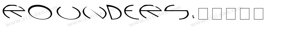 ROUNDERS字体转换