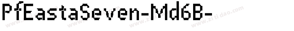 PfEastaSeven-Md6B字体转换