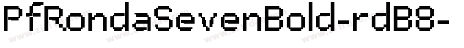 PfRondaSevenBold-rdB8字体转换