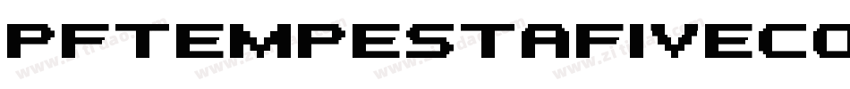 PfTempestaFiveCompressedBold-00DP字体转换