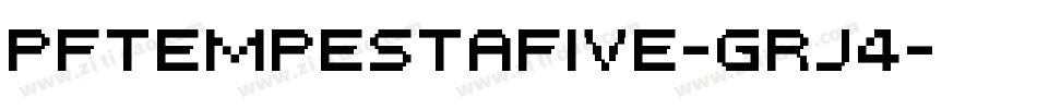 PfTempestaFive-gRj4字体转换