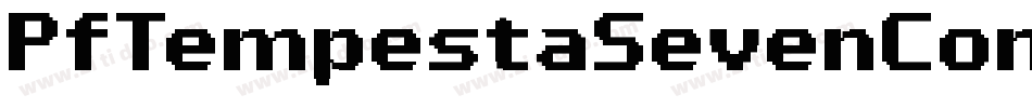 PfTempestaSevenCondensed-dlAV字体转换