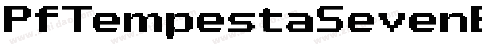 PfTempestaSevenExtendedBold-XJ4P字体转换