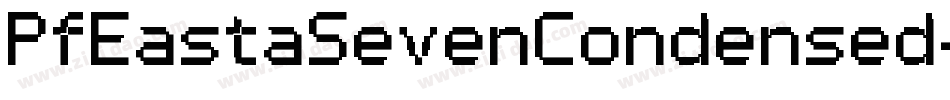 PfEastaSevenCondensed-KE6Z字体转换