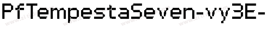 PfTempestaSeven-vy3E字体转换