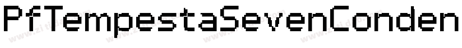 PfTempestaSevenCondensed-dlAV字体转换
