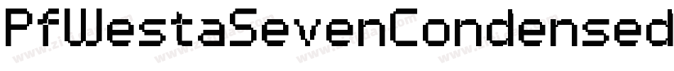 PfWestaSevenCondensed-KMBy字体转换