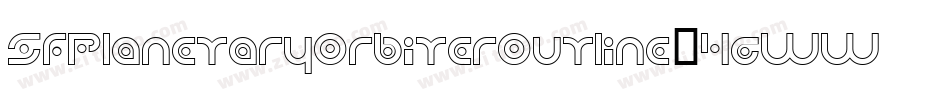 SfPlanetaryOrbiterOutline-4gWW字体转换 SfPlanetaryOrbiterOutline-4gWW字体转换