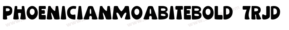 PhoenicianmoabiteBold-7rjD字体转换